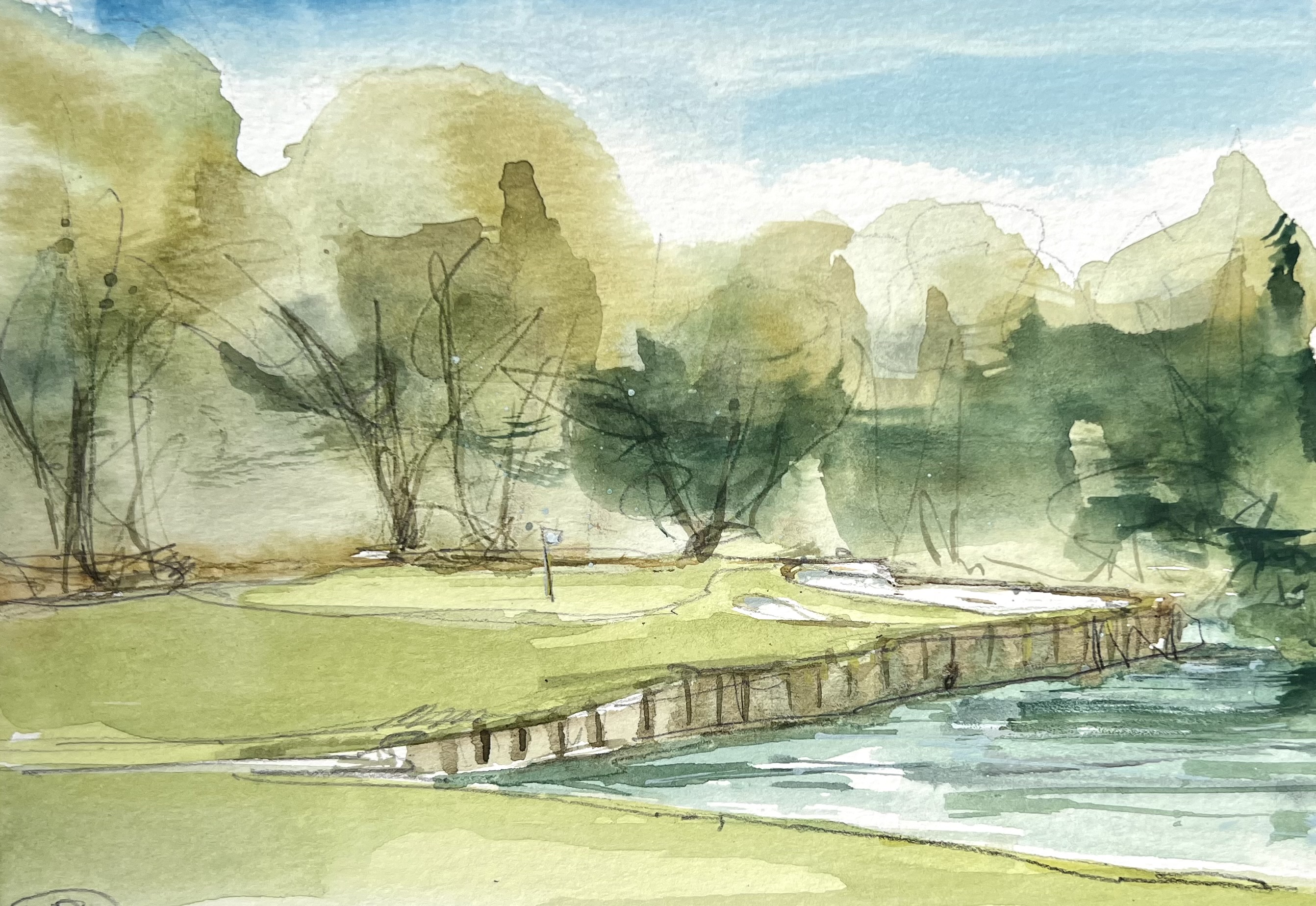 Atlantic dunes sketch