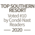Conde Nast 2020 Top Southern Resort