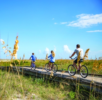 biking