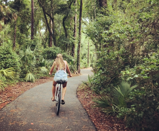 girl on bike