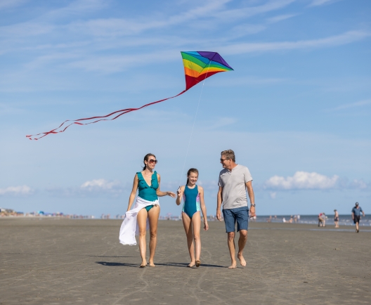 family beach