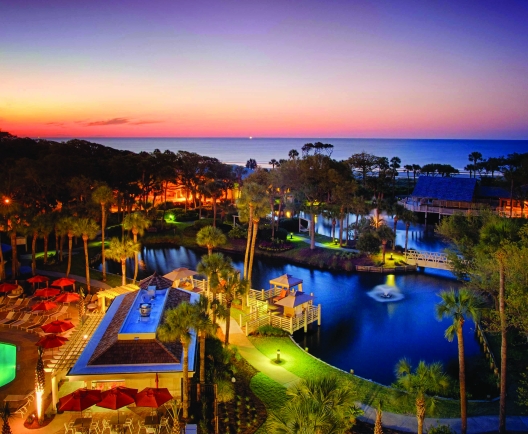 wideshot of resort