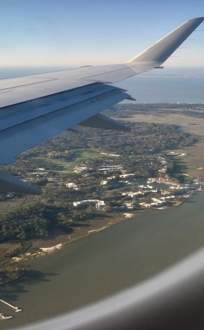 wing of an airplane
