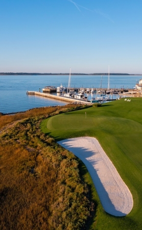 hole 18 at sea pines golf course