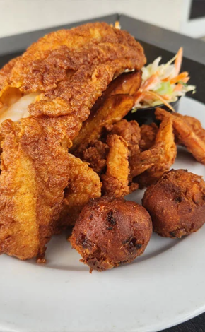 food on a plate
