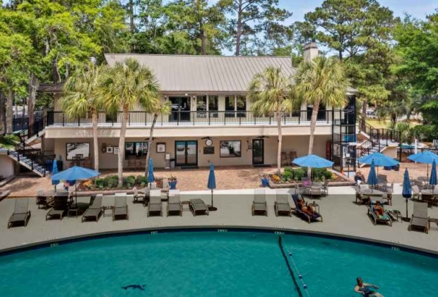 Pool and patio exterior