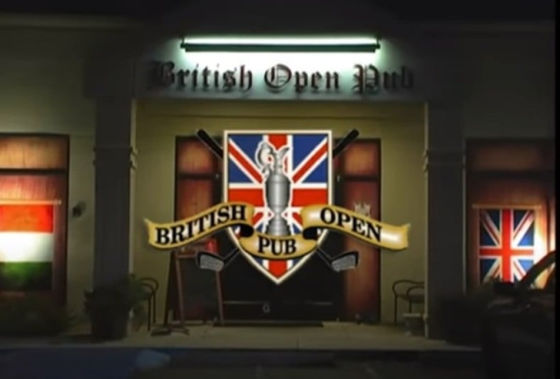 British Open pub exterior