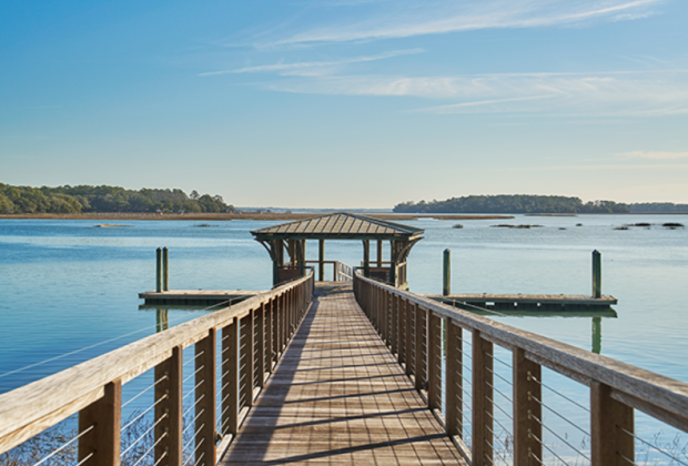 Dock on the water