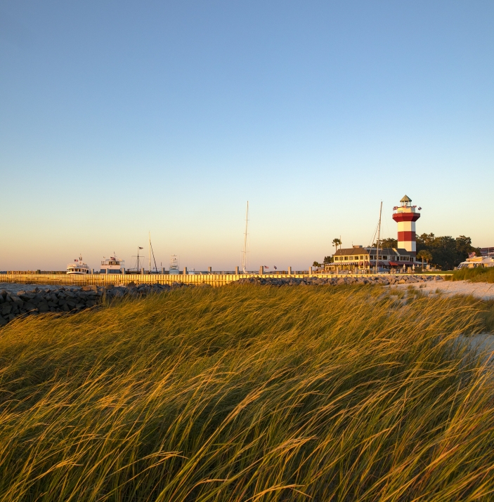 Lighthouse and Grass